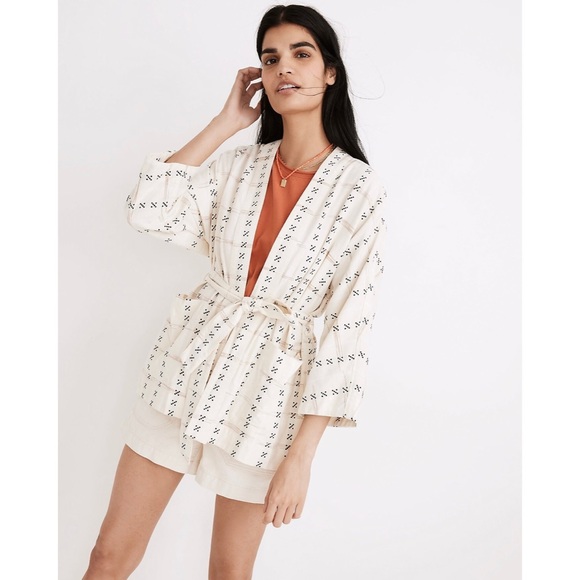 Madewell Jackets & Blazers - MADEWELL Jacquard Wrap Jacket